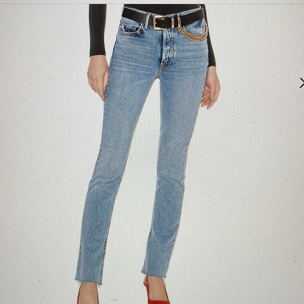 GRLDFRND Addison High-Rise Split Boot Jean - Picture 2 of 7